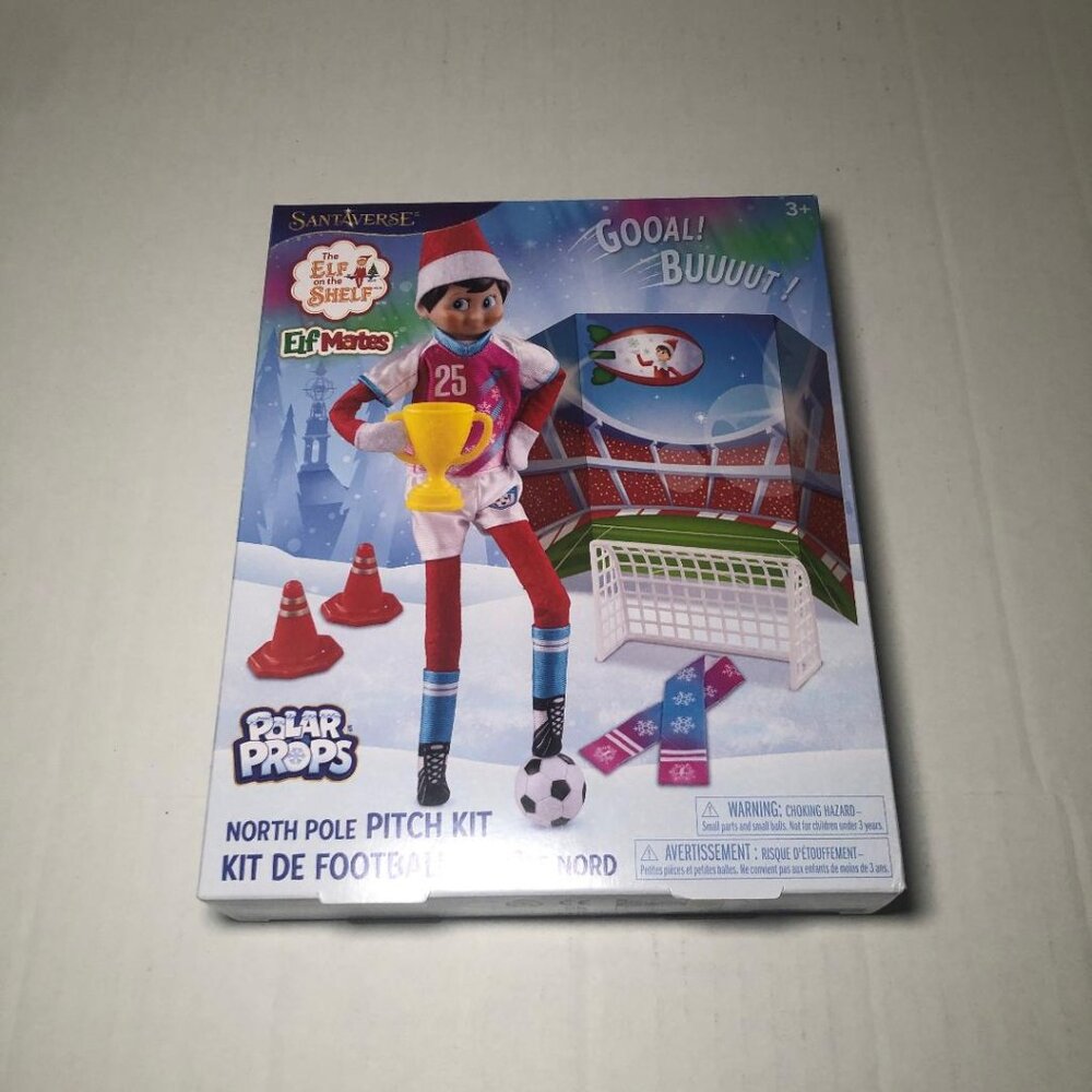 New The Elf on the Shelf Soccer Polar Props North Pole Pitch Kit Christmas